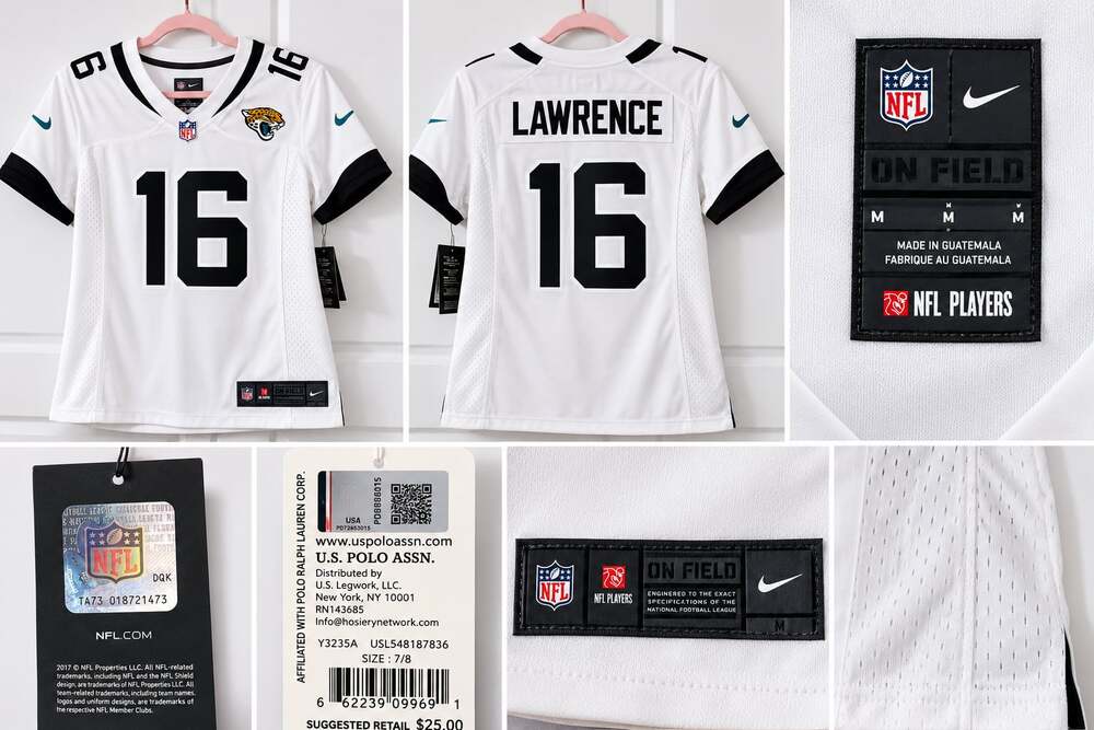 Jacksonville Jaguars Nike Trevor Lawrence #16 White Game Jersey